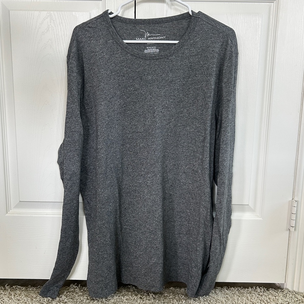 Marc Anthony Men’s Large Gray Long Sleeve Shirt